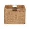 Household Essentials 11" Square Hyacinth Wicker Basket